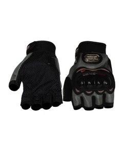 اشتري Motorcycle Gloves Half Finger Gloves Men Gloves Shockproof في السعودية