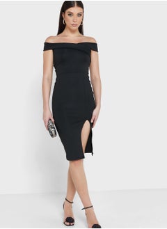 Buy Off Shoulder Bodycon Dress in UAE