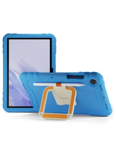 Buy Moxedo Rugged Protective EVA Foam Silicone Kids Case Cover, Shockproof Foldable 360 Rotatable Stand Handle Grip with Pencil Holder Compatible for Samsung Galaxy Tab A8 Case 10.5-inch (Sky Blue) in UAE