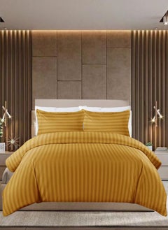 Buy 6 Pieces Striped Queen Duvet Cover Set in UAE