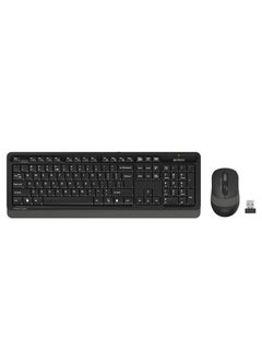 Buy 2.4G WIRELESS KEYBOARD MOUSE SET F-1010, 1200/1600/2000 DPI ADJUSTABLE, 12 FN HOTKEYS,FOR WINDOWS XP / VISTA / 7 / 8 / 8.1 / 10, GREY in UAE