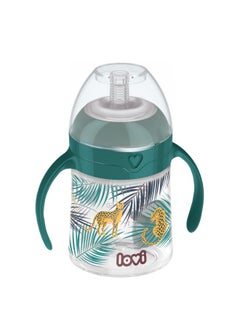 اشتري Feeding cup with weighted straw 150ml Jungle Vibes في مصر