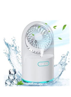 اشتري Rechargeable desktop spray fan with 300ml water tank في السعودية