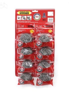 Buy 8-piece dishwasher wire set, silver in Saudi Arabia