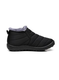 اشتري Ankle Boots Thermal Slip On Casual Footwear for Men Black في السعودية