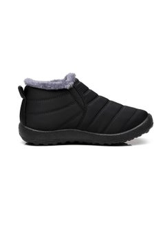 Buy Ankle Boots Thermal Slip On Casual Footwear for Men Black in Saudi Arabia