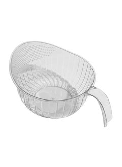 Buy A Multi-Use, Transparent Strainer For Rice, Vegetables, Fruits, And Legumes, With An Easy-To-Use Handle in Saudi Arabia