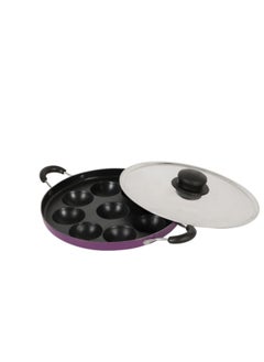 Buy RS Nonstick 9 Pits Appam Pan Aluminum in UAE