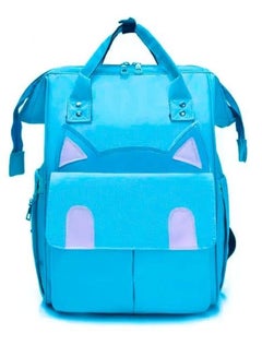 اشتري Baby Diaper Bag Fashion Waterproof Large Capacity Back Pocket Multifunction Travel Back Turquoise في مصر