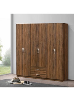 Buy Kulltorp Plus 6-Door Wardrobe 240 x 209 x 55 cm in UAE