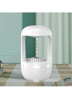 Buy Cool Mist Humidifiers for Bedroom with Cute Water Drops & Light Effects, Small Room Air Diffuser for Baby, Home, Office (White) in UAE