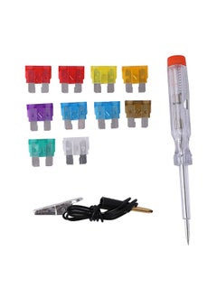 Buy 12-Piece Auto Plug in Fuse with Tester in Saudi Arabia