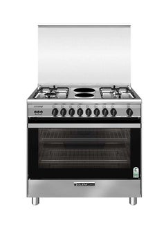 Buy Cooker GasElectric 90X60 6Burner 4 Gas 2 Electric Stainless Steel in Saudi Arabia