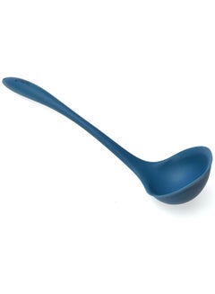 Buy Silicone Solid Ladle Blue Color 34X8.5X8 Cm in UAE