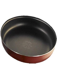 Buy Saif Plus Round Baking Oven Tray Nonstick With Flat Bottom Suitable For Oven Black/Red 20/22/24/26/28/30/32/34/38 cm in Saudi Arabia