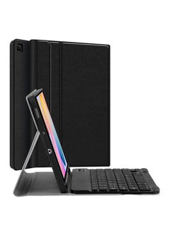 Buy For Samsung Galaxy Tab S6 Lite 10.4" Smart Case 2020 SM-P610 SM-P615 Magnetic Detachable Wireless Keyboard Cover With S Pen Holder Black in UAE