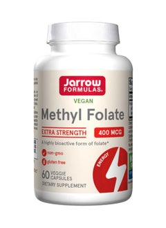 Buy Methyl Folate 400 mcg - 60 Vegetarian Capsules in Saudi Arabia