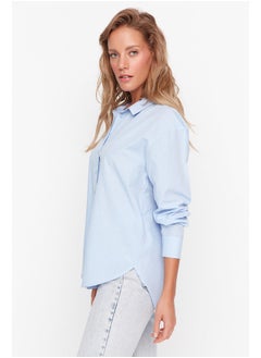 Buy Shirt - Blue - Relaxed in Egypt