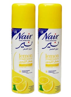 Buy Pack Of 2 Hair Remover Spray Lemon Fragrance 2 X 200ml in UAE