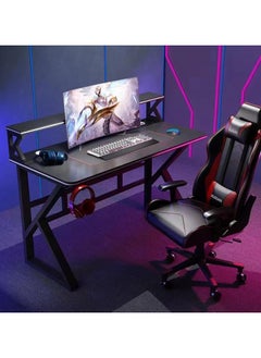 اشتري Computer table and gaming desk 140 cm with top shelf  1ST في السعودية