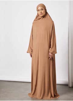 Buy Praying Dress With Attached Veil in Saudi Arabia