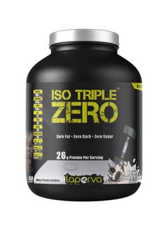 Buy Laperva Iso Triple Zero Next Generation Whey Protein, Belgian Cookies and Cream, 74 Servings - 2.26 Kg in Saudi Arabia