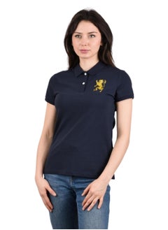 اشتري Women's Lion Polo - Navy Blue في السعودية