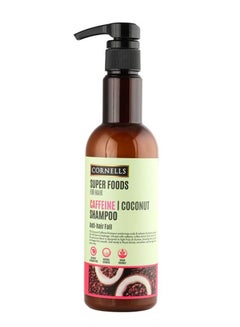 Buy Super Foods For Hair Caffeine Coconut Shampoo Anti Hair Fall Sulfate And Paraben Free in Saudi Arabia