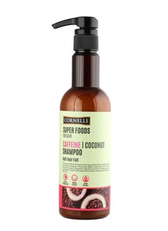 Buy Super Foods For Hair Caffeine Coconut Shampoo Anti Hair Fall Sulfate And Paraben Free in Saudi Arabia