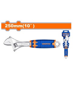 اشتري Wadfow Built-in Adjustable Wrench 10" (WAW2210) Easy & Smooth Rotation, Smooth Extension & Contraction, High Carbon Steel, Easy To Operate في الامارات