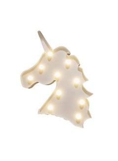 اشتري LED Unicorn White Horse Decoration Bedside Lamp في الامارات