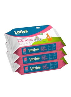 Buy Soft Cleansing Baby Wipes With Aloe Vera Jojoba Oil And Vitamin E (72 Wipes) Pack Of 3 in UAE