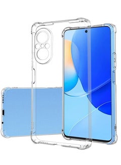 Buy ELMO3EZZ Compatible with Huawei Nova 9SE HD Clear TPU Case, Shockproof 4-Corner Airbag Protection Transparent Phone Case in Egypt