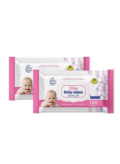 اشتري Collins - Baby wipes 100 sheet with Flip top - [1+1] Promo Pack في الامارات