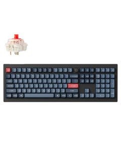 اشتري V6 Max Swappable RGB Backlight Red Switch Keyboard- Knob Version في الامارات