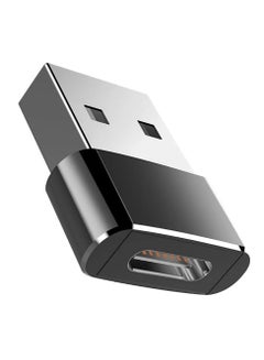 اشتري Charger Adapter  USB Type-C Adapter Type C USB-C Converter USB To Type C Adapter Cables（Black） في الامارات