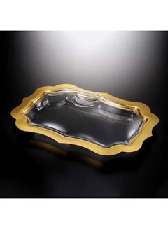 Buy Acrylic Dessert Serving Set Rectangular 41.5x58 cm in UAE