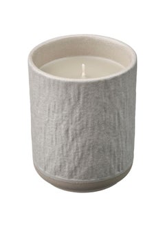 Buy Scented Candle In Ceramic Jar, Dew & Moss/Off-White, 45 Hr in Saudi Arabia