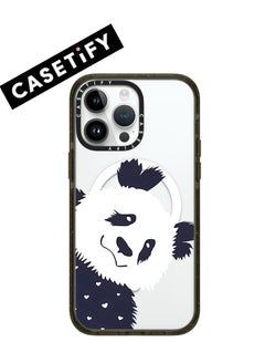 اشتري Apple iPhone 14 Pro Max Case,Curious Panda Magnetic Adsorption Phone Case - White في الامارات
