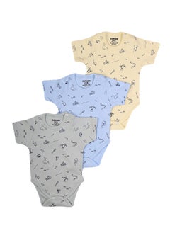 Buy Underwear Set Of 3 Bodysuits For Boys in Egypt