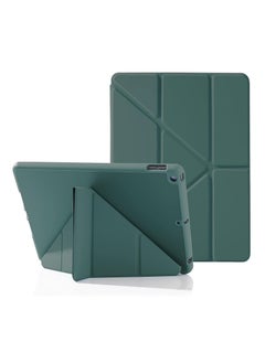 اشتري Case for Apple iPad 2022 (10th Generation), 10.9-inch with Pencil Holder, 5 in 1 Multiple Viewing Angles, Auto Sleep/Wake, Soft Flexible Back (Dark Green) في مصر