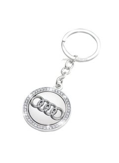 Buy Keychain , Diamond Crystal Premium Car Keychain For Audi Car Logo Keychain Car Styling in Saudi Arabia