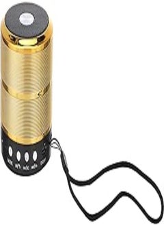 اشتري Wireless bluetooth handsfree mic speaker with fm scan, gold في مصر