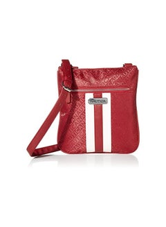 Buy Nautica Women's Lakeside Signature Jaquard North South Crossbody Bag Cross Body, One Size, Red, One Size in Egypt