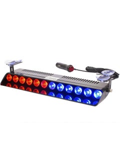 Buy Led Strobe Emergency Warning Light, Red Blue Led Suction Cup Dashboard Interior Roof Windshield Dashboard Safety Warning Hazard Light With Suction Cup For Car Vehicle Boat SUV Firefighter Fog DC 12V in UAE