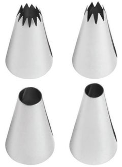 Buy 4 Round Star Icing Tip Set in Saudi Arabia