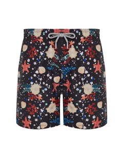 اشتري Black Standard Size Starfish Patterned Beach Shorts TMNSS24DS00026 في مصر