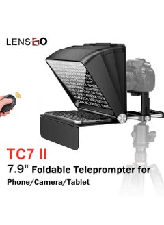 Buy LENSGO TC7 II Teleprompter for Smartphone Camera Professional Photography Accessories with Remote Control in UAE