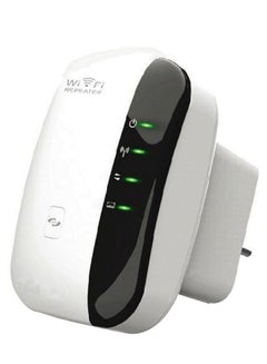Buy Signal Booster Wireless Wi-Fi Repeater 15centimeter White/Black in Saudi Arabia