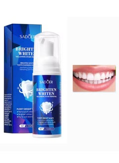 Buy SADOER Custom Natural Herbal Remove Tea Stains Professional Teeth Wash Whitening Oral Care Dental Mousse in Saudi Arabia